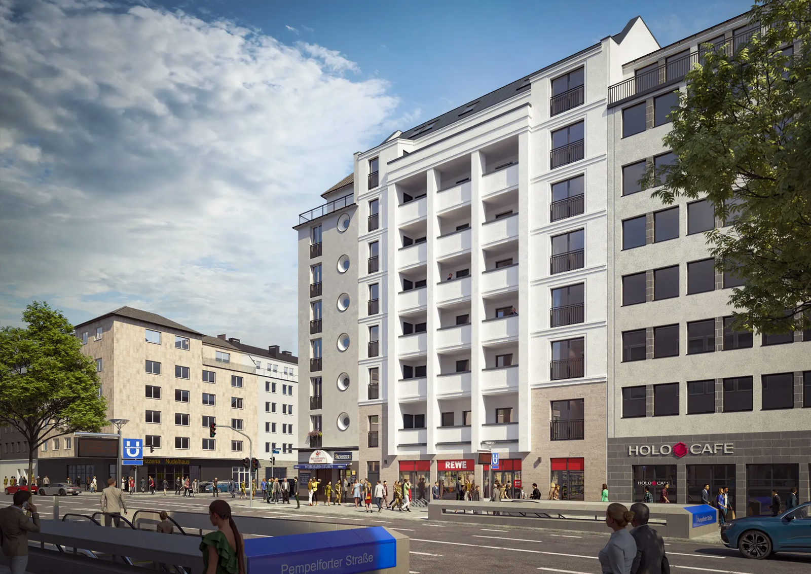 Neubau 3D Visualisierung Düsseldorf