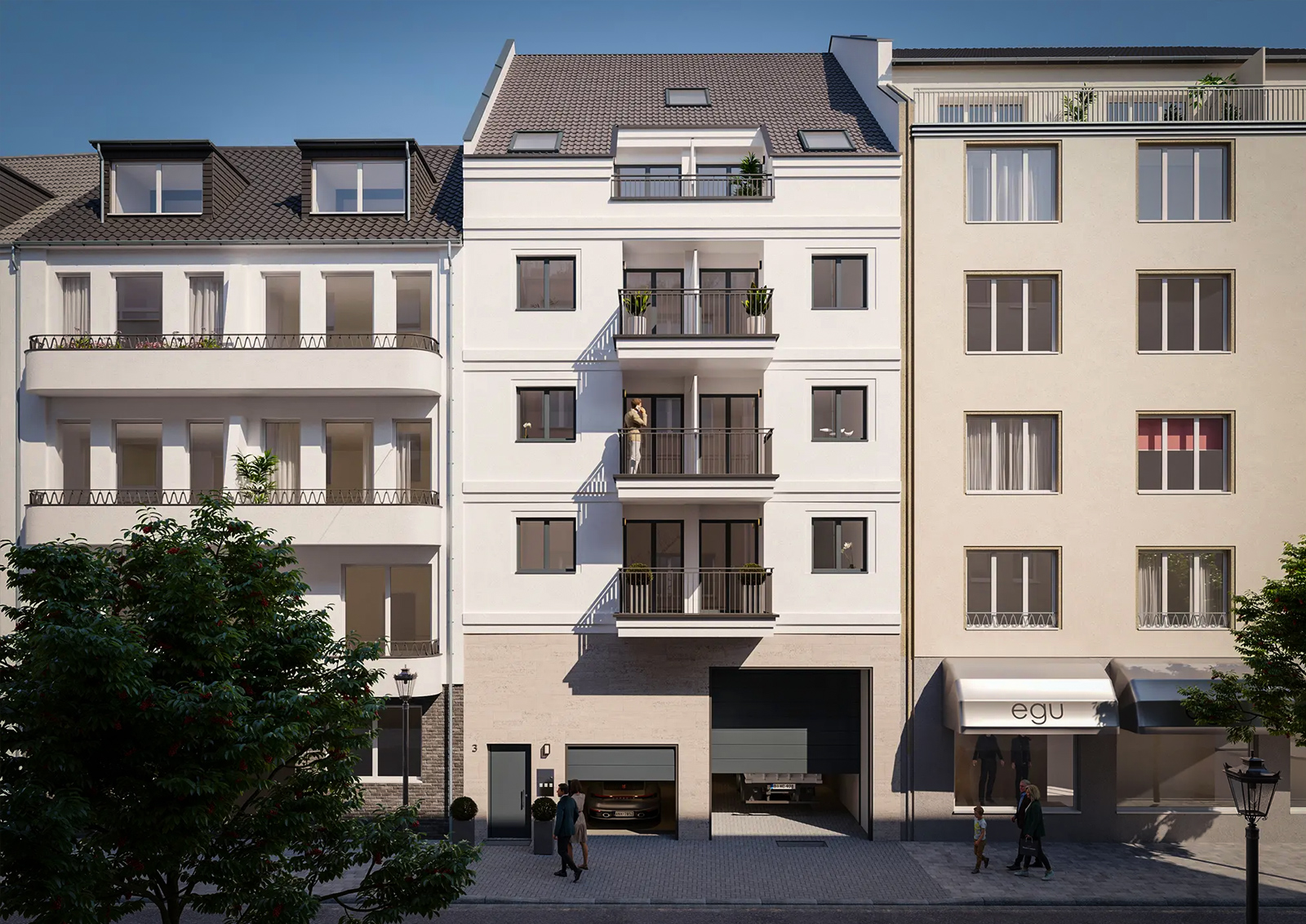 Neubau 3D Visualisierung Düsseldorf